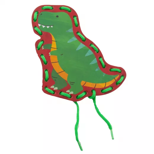 Stephen Joseph Dino Lacing Cards Set for Toddlers | Fine Motor Skill Development | Educational Toy - Stephen Joseph - Image 7