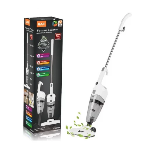 RAF 2-in-1 Vacuum Cleaner |600W | 0.5L Capacity | 4-Meter Power Cable RAF 2-in-1 Vacuum Cleaner |600W | 0.5L Capacity | 4-Meter Power Cable