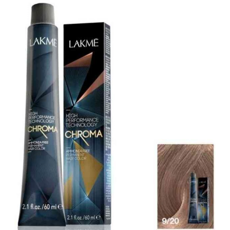 Lakme Chroma Violet Very Light Blonde Cream Hair Color 9/20 - lakme