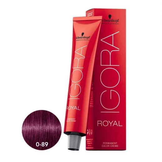Schwarzkopf Igora Royal 0-89 Red Violet Concentrate 60ml Schwarzkopf Igora Royal 0-89 Red Violet Concentrate 60ml