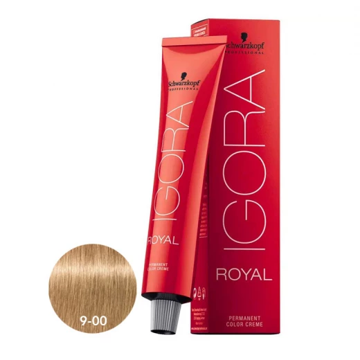 Schwarzkopf Igora Royal 9-00 Extra Light Blonde Natural Extra 60ml Schwarzkopf Igora Royal 9-00 Extra Light Blonde Natural Extra 60ml
