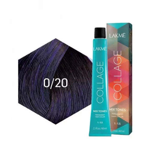 Lakme Collage Mix Tones Violet Cream Hair Color 0/20 Lakme Collage Mix Tones Violet Cream Hair Color 0/20