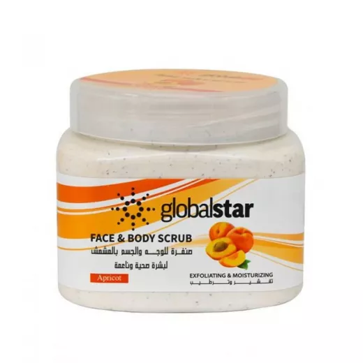 Global Star Apricot Face & Body Scrub 500ml - Globalstar - Image 2
