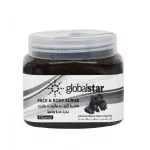 صنفرة للوجه والجسم بالفحم من جلوبال ستار 500مل - GLOBALSTAR