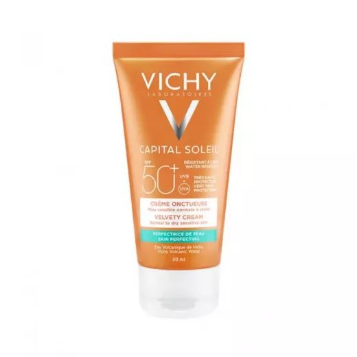 كريم واقي من الشمس كابيتال سولي بلمسة مخملية +SPF50 من فيشي 50مل كريم واقي من الشمس كابيتال سولي بلمسة مخملية +SPF50 من فيشي 50مل