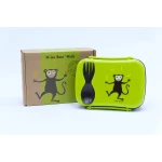 Carl Oscar N'ice Box - Lunch box with cooling element for children - Lime - spider - 17 x 12.5 x 6.3 cm - Carl Oscar