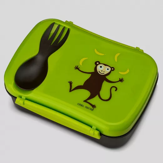 Carl Oscar N'ice Box - Lunch box with cooling element for children - Lime - spider - 17 x 12.5 x 6.3 cm - Carl Oscar - Image 3