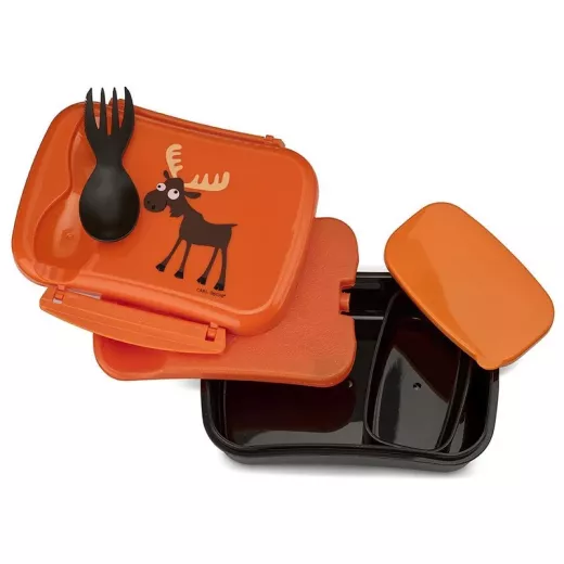 Carl Oscar N'ice Box - Lunch box with cooling element for children - Orange-Moose - 17 x 12.5 x 6.3 cm - Carl Oscar - Image 3