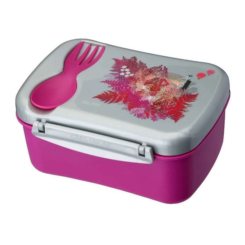 Carl Oscar Runes Wisdom Lunch box with cooling cover -purple - Carl Oscar