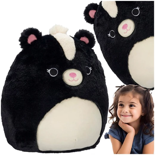 Squishmallows 12" Stackable Selma Fuzzamallow Skunk - Squishmallows - Image 5