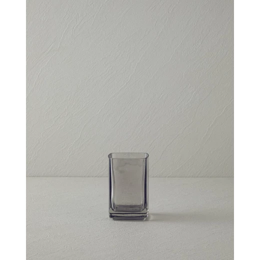 طقم حمام جلوريا زجاج 3 قطع 6,5x6,5x18,5سم 10x10x11سم 9x13 أنثراسيت, انجلش هوم - انجلش هوم - Image 3