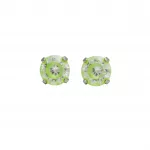 Studex 5MM Cubic Zirconia Neon Green Allergy-Free Stainless Steel Ear Studs - Studex