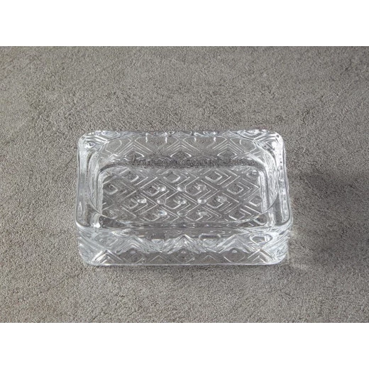 طقم حمام زجاجي ديلوكس 3 قطع 8.5x11 + 12.5x3 + 8.5x13.5 سم شفاف, انجلش هوم - انجلش هوم - Image 4