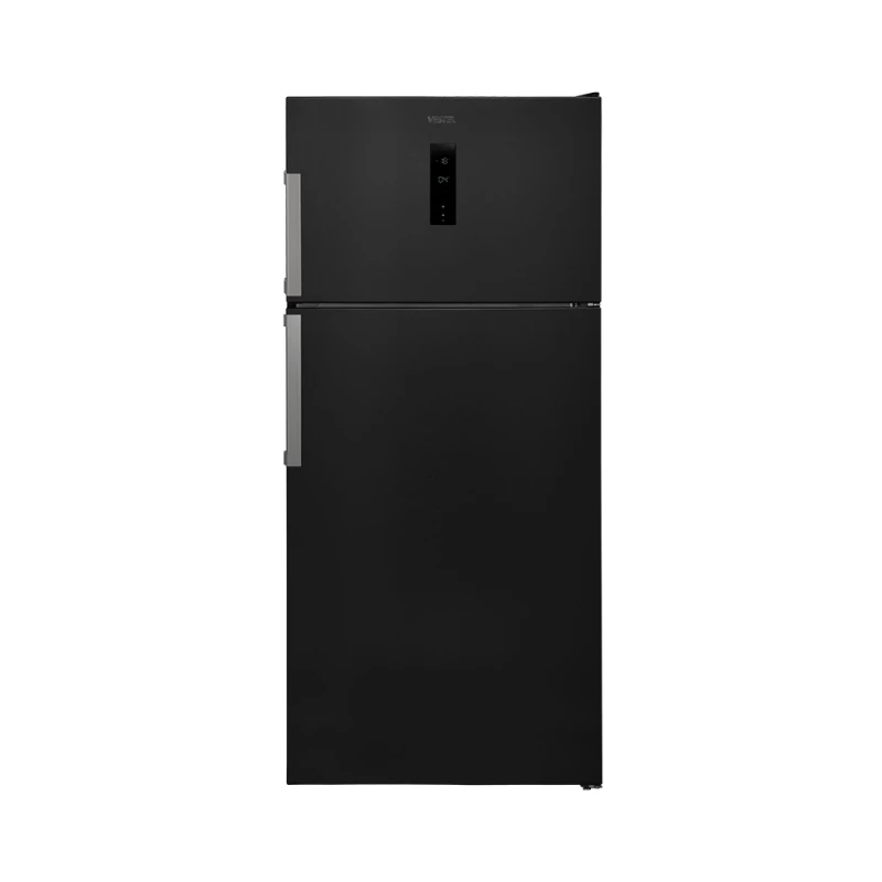 Vestel Top Mount Refrigerator, 510 Liter A+, Black - Vestel
