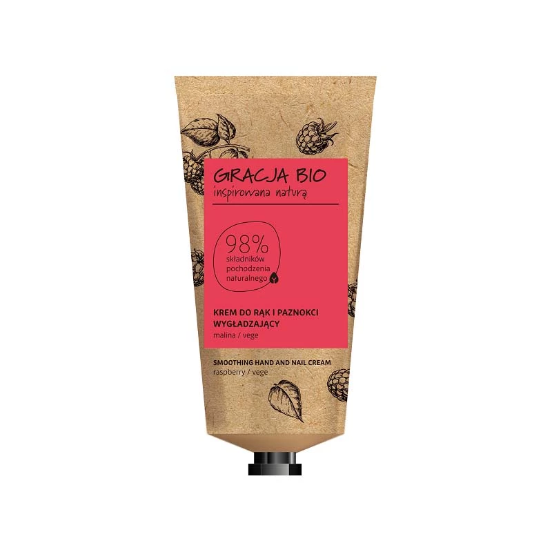 كريم جراسيا بيو للتخلص من تشققات اليدين والأظافر بنكهة التوت البري 50 مل للعناية بالبشرة - Gracja bio