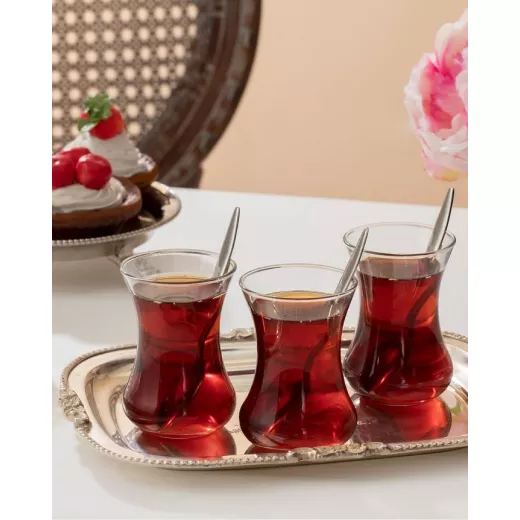فيكتورين طقم من 6 أكواب شاي من مدام كوكو فيكتورين طقم من 6 أكواب شاي من مدام كوكو