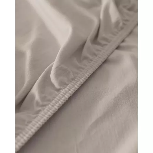 كارلا – طقم غطاء لحاف مزدوج قابل للغسل مع شراشف مطاطية – رمادي  مدام كوكو - مدام كوكو - Image 3