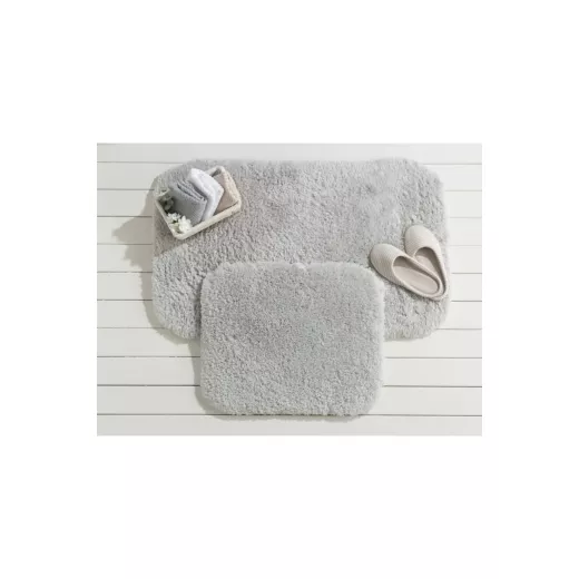 Madame Coco Sheep Bath Mat - Gray - 50x80+45x50 Cm Madame Coco Sheep Bath Mat - Gray - 50x80+45x50 Cm