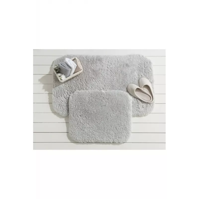 Madame Coco Sheep Bath Mat - Gray - 50x80+45x50 Cm - Madame COCO