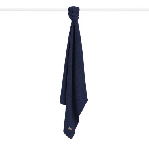 Cambrass Bamboo Knited Blancket Plain GGS Navy - Cambrass - Image 3