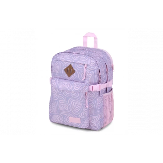 JanSport Main Campus Backpack, Heavenly Hearts Pink - JanSport - Image 3