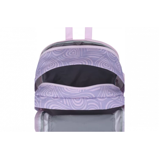 JanSport Main Campus Backpack, Heavenly Hearts Pink - JanSport - Image 5