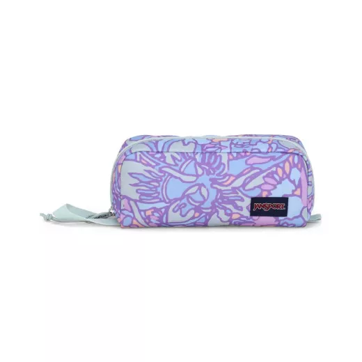 JanSport Perfect Pouch, Fluid Floral Pastel Lilac JanSport Perfect Pouch, Fluid Floral Pastel Lilac