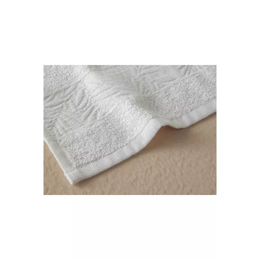 طقم منشفة وجه جاكار قطن من برانش مقاس 50*80+30*45 سم إكرو  من انجلش هوم - انجلش هوم - Image 3