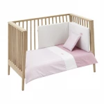 Cambrass Set Bed Duvet Cover 70 Vichy 10, Pink, 110 x 170 x 3 cm - Cambrass