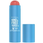 Rimmel London Kind & Free, 003 Pink Heat, Multi-Stick, For Cheeks and Lips, Hydrating, Buildable Colour, Vegan Formula, Clean Formula, 5g (0.17oz) - Rimmel London
