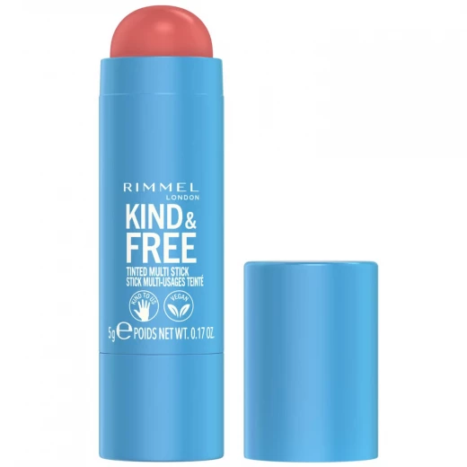Rimmel London Kind & Free, 003 Pink Heat, Multi-Stick, For Cheeks and Lips, Hydrating, Buildable Colour, Vegan Formula, Clean Formula, 5g (0.17oz) Rimmel London Kind & Free, 003 Pink Heat, Multi-Stick, For Cheeks and Lips, Hydrating, Buildable Colour, Vegan Formula, Clean Formula, 5g (0.17oz)