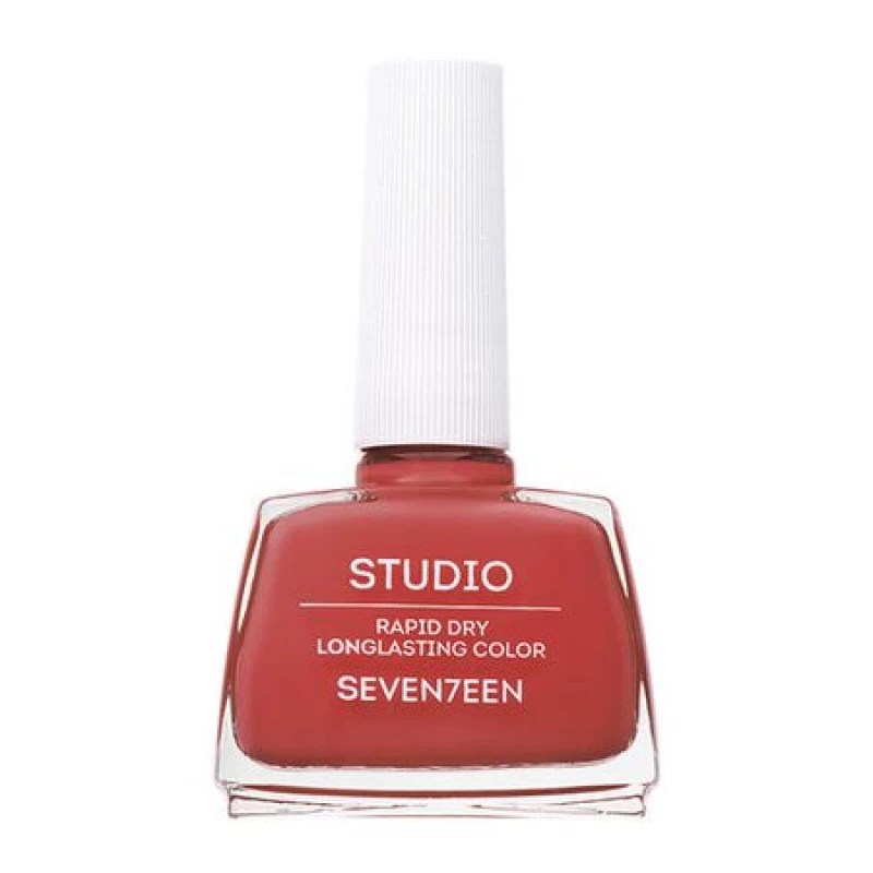 Seventeen Studio Rapid Dry Nail Polish Shade 233 | Long Lasting Chip Resistant Manicure 12ml | Glamorous Shine - Seventeen studio