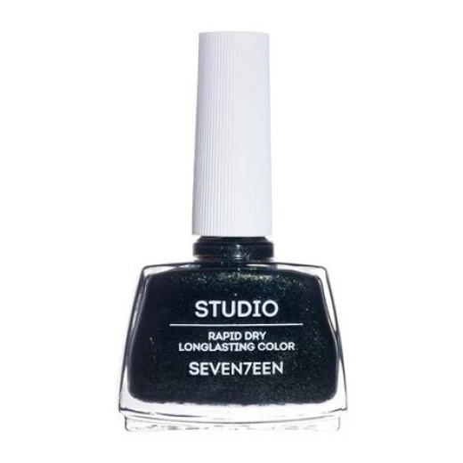 Seventeen Rapid Dry Black Nail Polish 12ml Long Lasting Professional Manicure Flawless Finish Seventeen Rapid Dry Black Nail Polish 12ml Long Lasting Professional Manicure Flawless Finish