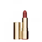 أحمر شفاه Clarins Joli Rouge Velvet Woodberry بلمسة نهائية غير لامعة تركيبة مرطبة للشفاه لون يدوم طويلاً - كلارنس