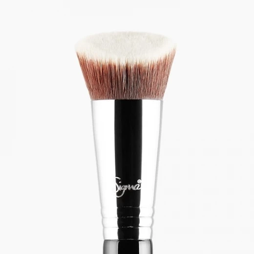 فرشاة سيجما بيوتي F89 كابوكي لتثبيت البودرة بتصميم زاوية تغطية كاملة أداة مكياج - Sigma beauty - Image 3