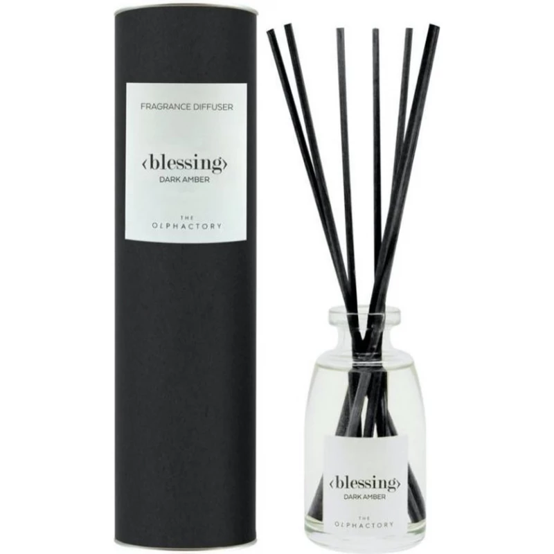 The Olphactory Luxe Geurstokjes Fragrance Diffuser - Blessing, Dark Amber 100 ml - Blessing