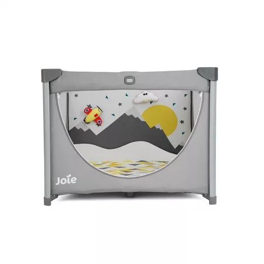 حاجز لعب الأطفال Joie Cheer Little Explorer: حاجز لعب محمول وآمن للأطفال لوقت اللعب والقيلولة. يوفر هذا الحاجز المحمول مساحة آمنة لطفلك للاستكشاف والراحة. مثالي للاستخدام الداخلي والخارجي يتميز بتص - جوي - Image 4