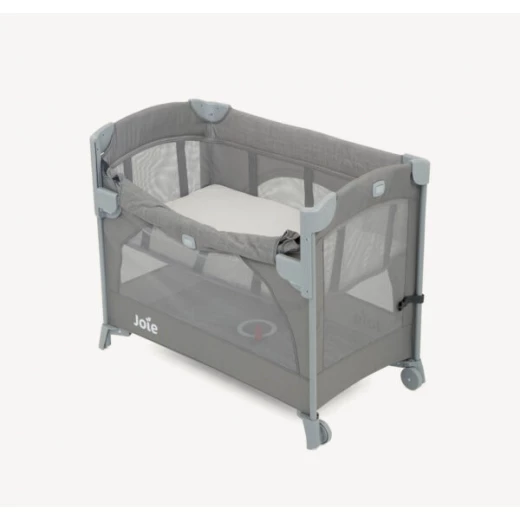 Joie Kubbie Sleep Baby Playard in Foggy Gray: A Portable Playpen for Safe Sleep and Playtime, Suitable from Birth to 3 Years. Includes a Convenient Travel Bag for Easy Portability and Storage. Joie Kubbie Sleep Baby Playard in Foggy Gray: A Portable Playpen for Safe Sleep and Playtime, Suitable from Birth to 3 Years. Includes a Convenient Travel Bag for Easy Portability and Storage.