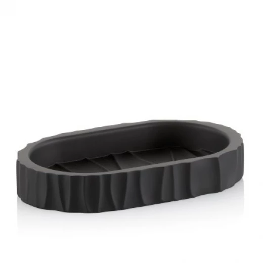 Kela Soap Dish Merida Black Kela Soap Dish Merida Black