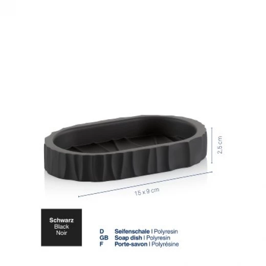 Kela Soap Dish Merida  Black - Kela - Image 2