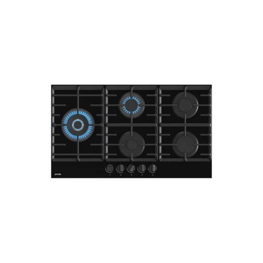 موقد غاز Gorenje 90 سم أسود مدمج - 5 شعلات للمطبخ. تصميم مدمج وأنيق يتيح الطهي بكفاءة عالية. أداء متميز مع شعلات قوية ومظهر عصري يناسب كل مطبخ. - جورينيه - Image 4
