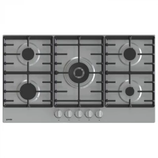 موقد غاز ستانلس ستيل Gorenje 90 سم بخمسة شعلات للطهي المنزلي المثالي | تصميم عملي وأداء فائق | استمتعوا بتجربة طهي فعالة ومميزة في مطبخكم العصري - جورينيه - Image 3
