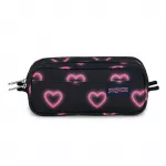 Lapicero Jansport Large Accessory Pouch Happy Hearts Black - JanSport