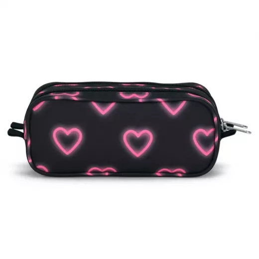 Lapicero Jansport Large Accessory Pouch Happy Hearts Black - JanSport - Image 2