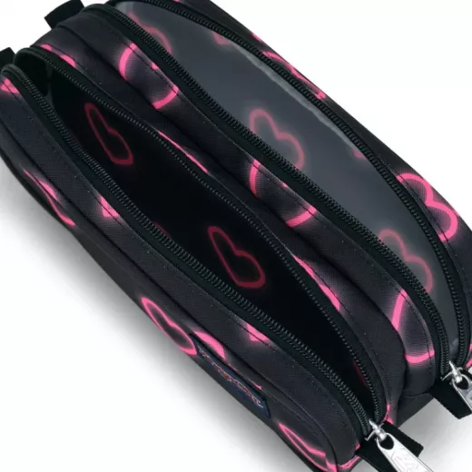 Lapicero Jansport Large Accessory Pouch Happy Hearts Black - JanSport - Image 3