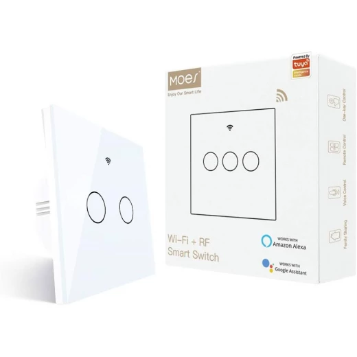 Moes WiFi Smart Touch Wall Switch No Neutral Wire Needed Moes WiFi Smart Touch Wall Switch No Neutral Wire Needed