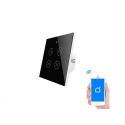 Moes Channel Switch for Wi-Fi Blinds Black