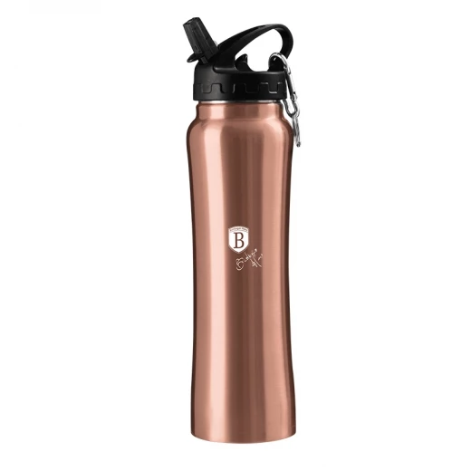 Berlinger Haus Sports Bottle Stainless Steel 18/10 Rosegold Metallic Line 0.5 L