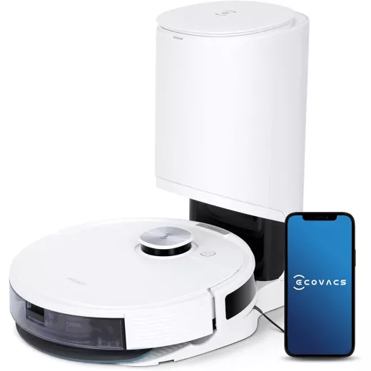 ECOVACS DEEBOT N10+ مكنسة كهربائية وممسحة روبوتية، شفط 3800 باسكال، تفريغ ذاتي ECOVACS DEEBOT N10+ مكنسة كهربائية وممسحة روبوتية، شفط 3800 باسكال، تفريغ ذاتي