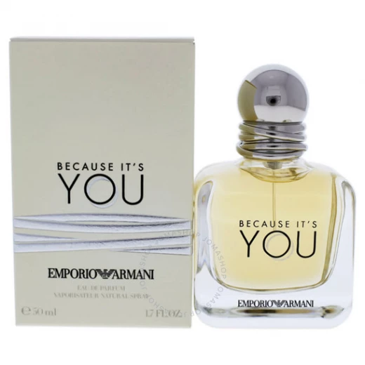 عطر إمبوريو أرماني بيكوز إت يو أو دي بارفان 50 مل عطر نسائي برائحة الأزهار الآسرة للنساء عطر إمبوريو أرماني بيكوز إت يو أو دي بارفان 50 مل عطر نسائي برائحة الأزهار الآسرة للنساء